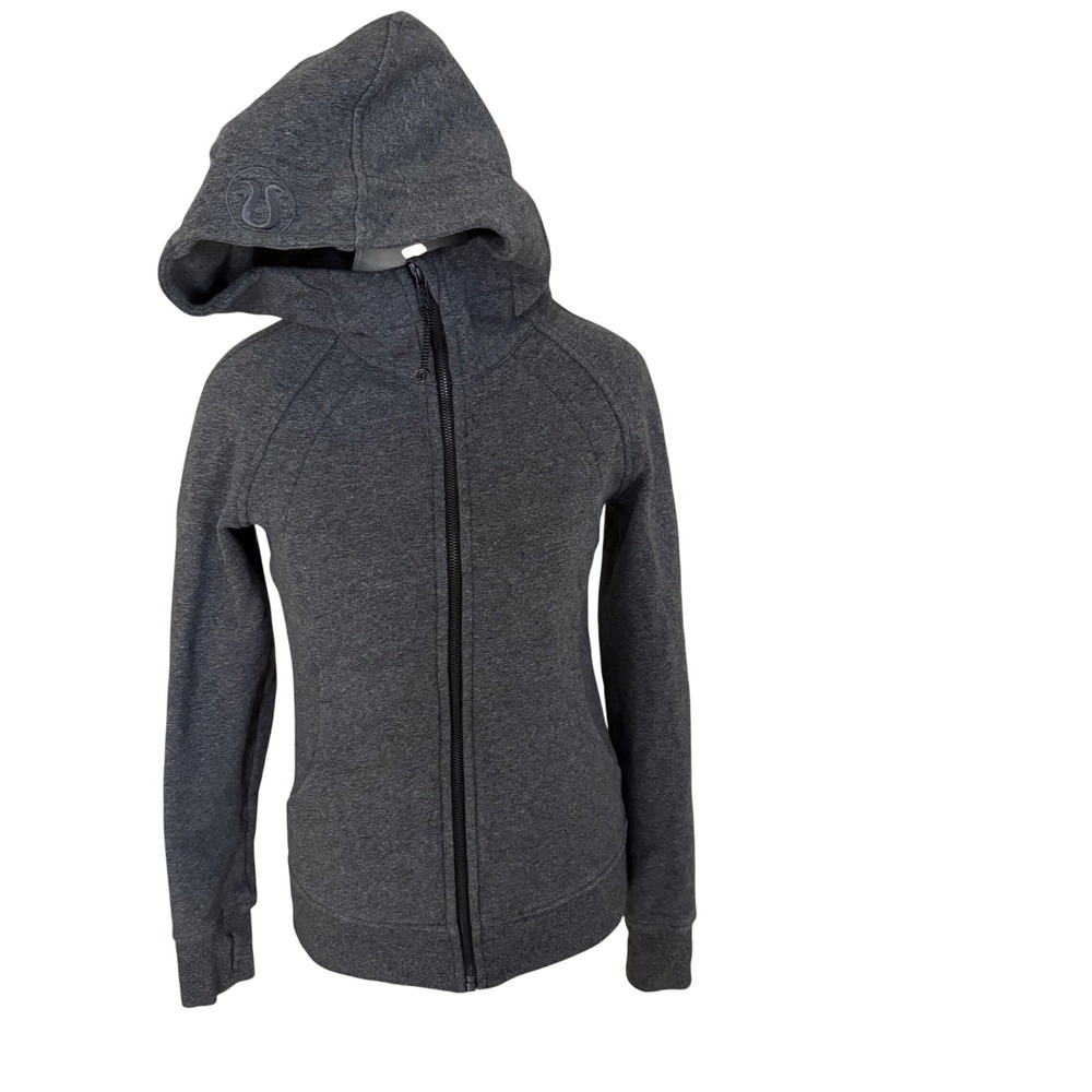 LULULEMON Grat Full zip Scuba Sweater Size 4